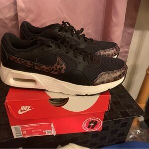 Nike Black and Pink leopard Sneakers